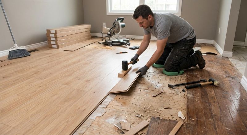 Laminate Floor Replacement in Farmersville, TX