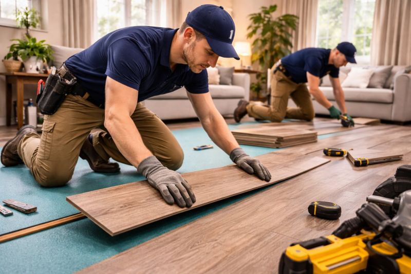 Laminate Floor Replacement in Leonard, TX