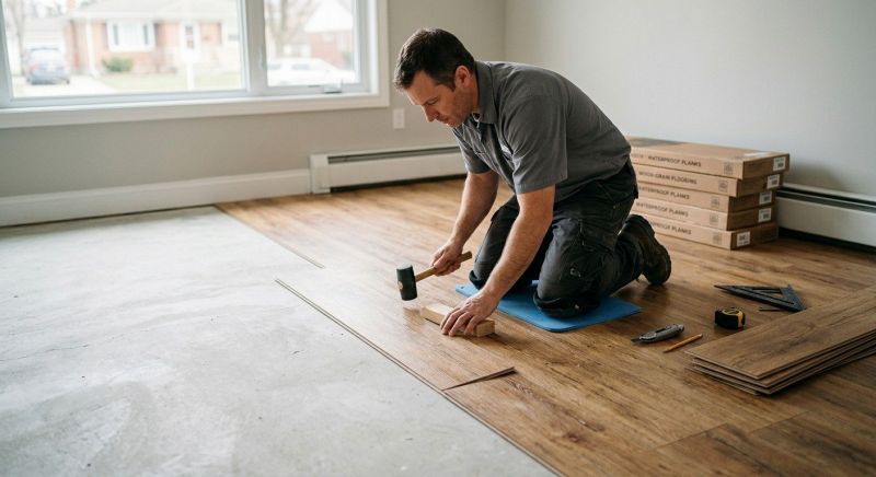 Linoleum Floor Installation in Leonard, TX