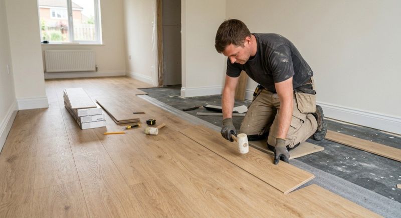 Linoleum Floor Installation in Rockwall, TX