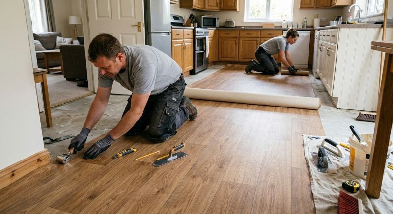 Linoleum Flooring Replacement in Greenville, TX