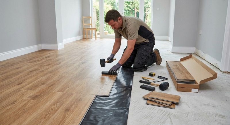Luxury Vinyl Tile Installation in Hunt County, TX