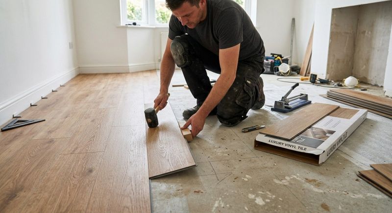 Luxury Vinyl Tile Installation in Princeton, TX