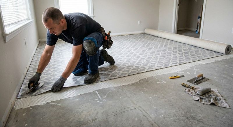 Sheet Flooring Installation in Caddo Mills, TX