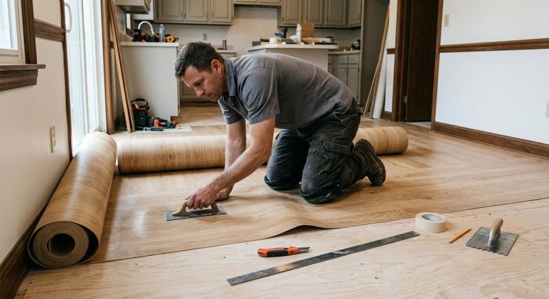 Sheet Flooring Installation in Quinlan, TX