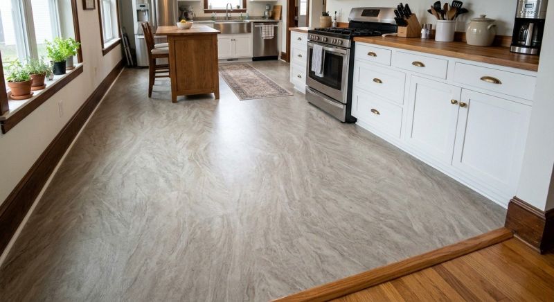 Sheet Linoleum Installation in Campbell, TX
