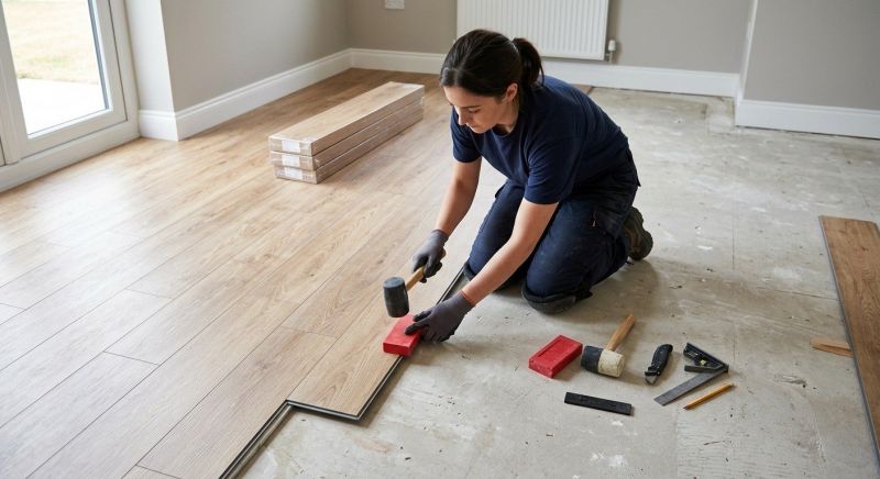 Vinyl Plank Floor Installation in Greenville, TX
