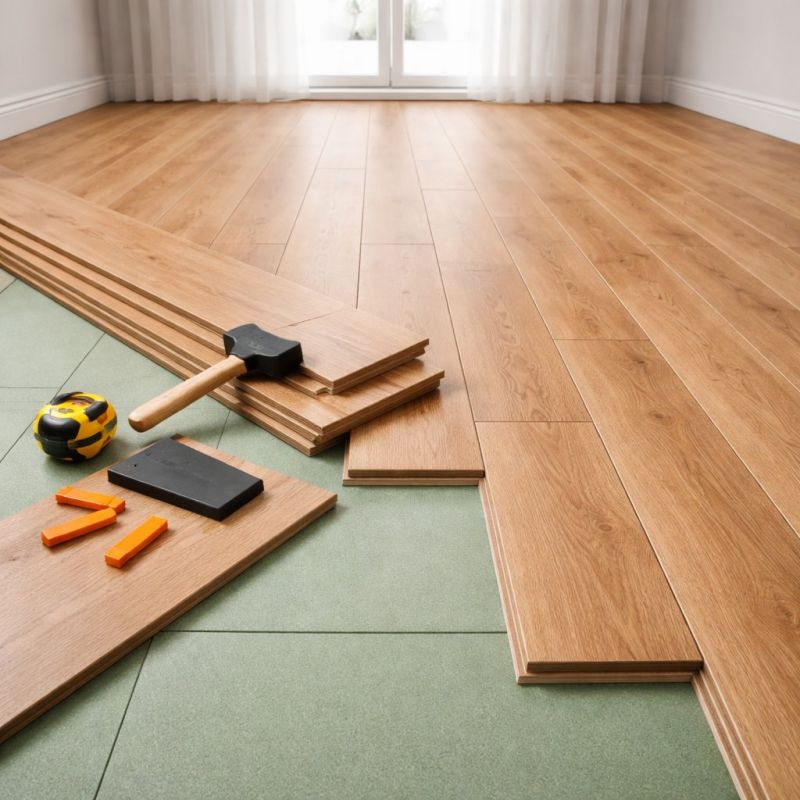 Wood Laminate Installation in Greenville, TX